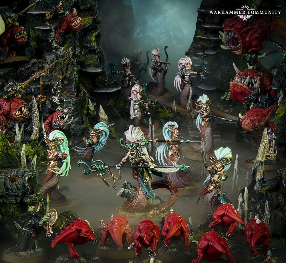 The Daughters of Khaine charge into battle with a fervent bloodlust.